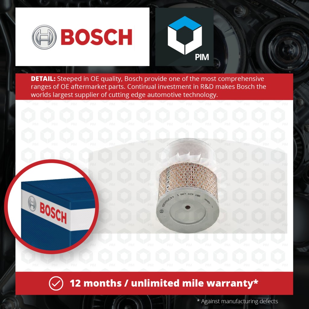 Bosch Air Filter 1987429186 [PM636868]