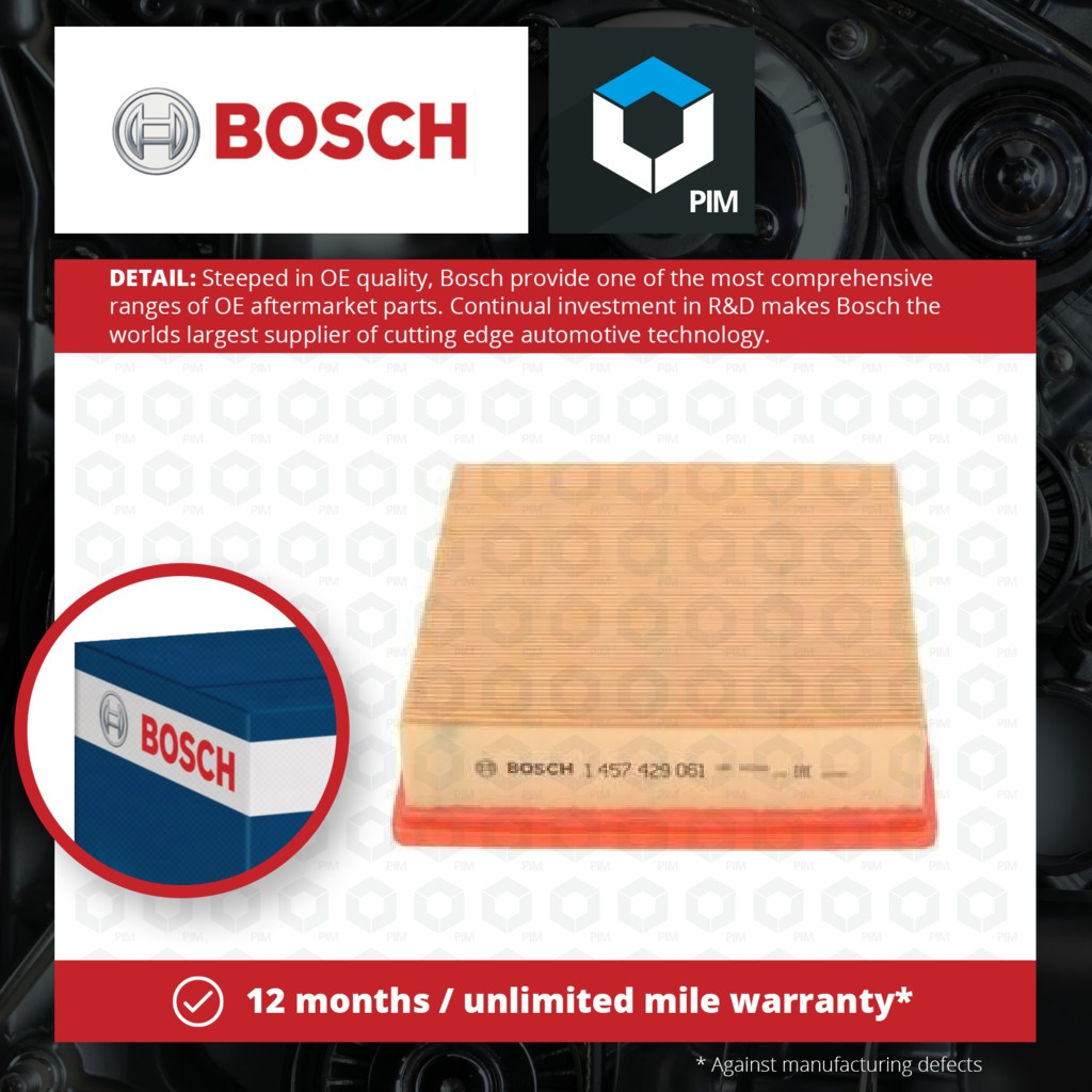 Bosch Air Filter 1457429061 [PM636840]