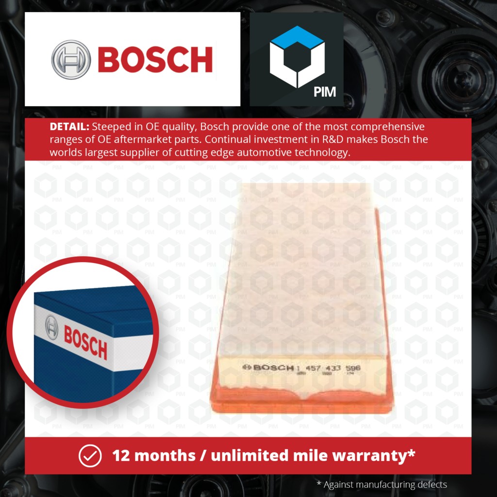 Bosch Air Filter 1457433596 [PM636793]