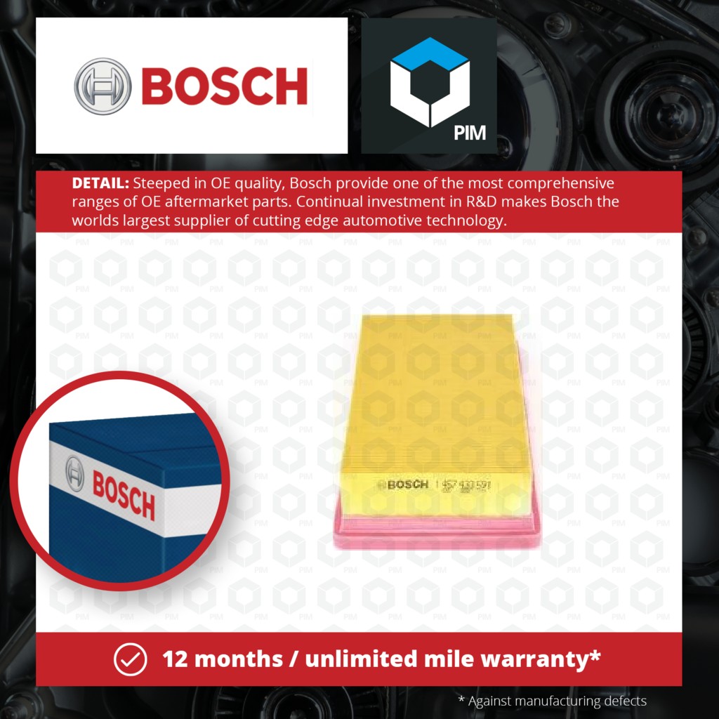 Bosch Air Filter 1457433591 [PM636789]