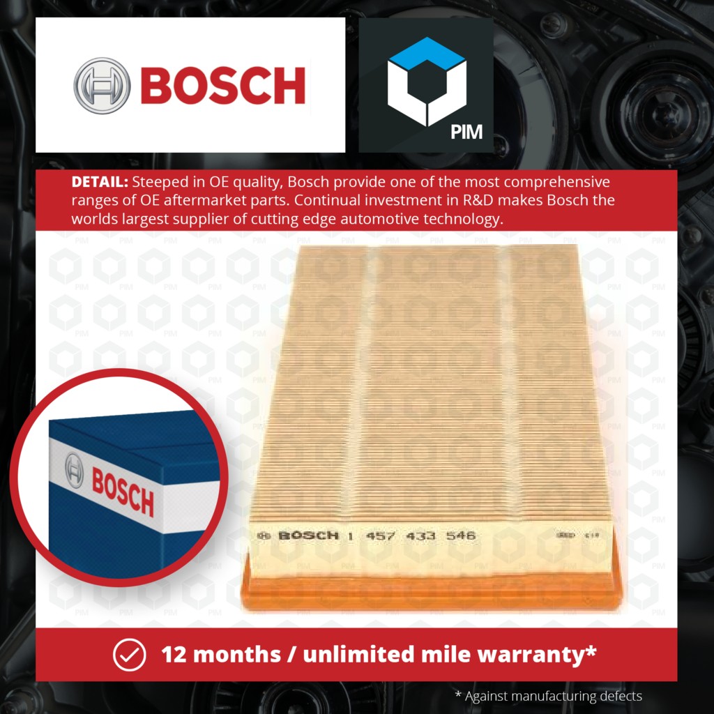 Bosch Air Filter 1457433546 [PM636765]