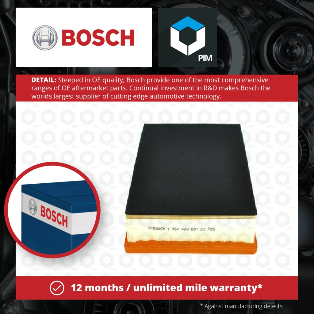Bosch Air Filter 1457433091 [PM636708]