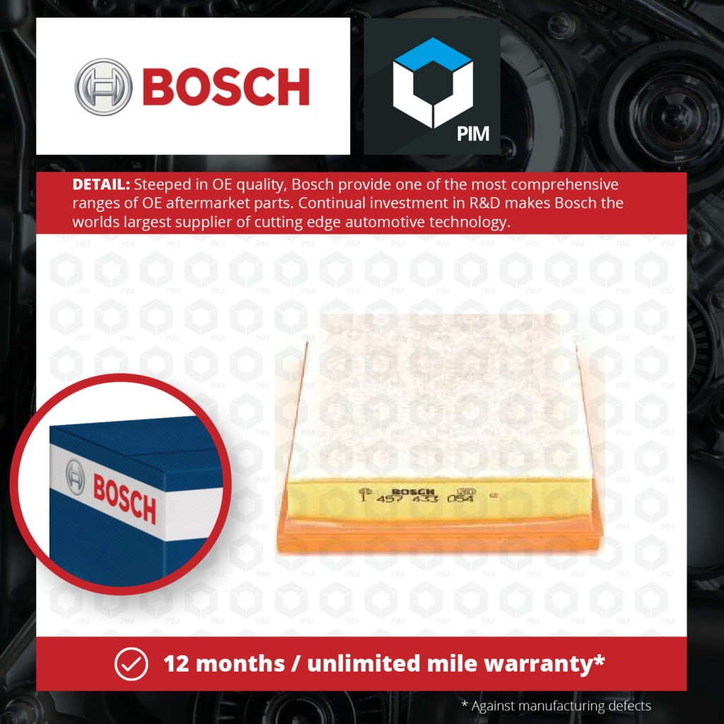 Bosch Air Filter 1457433054 [PM636697]