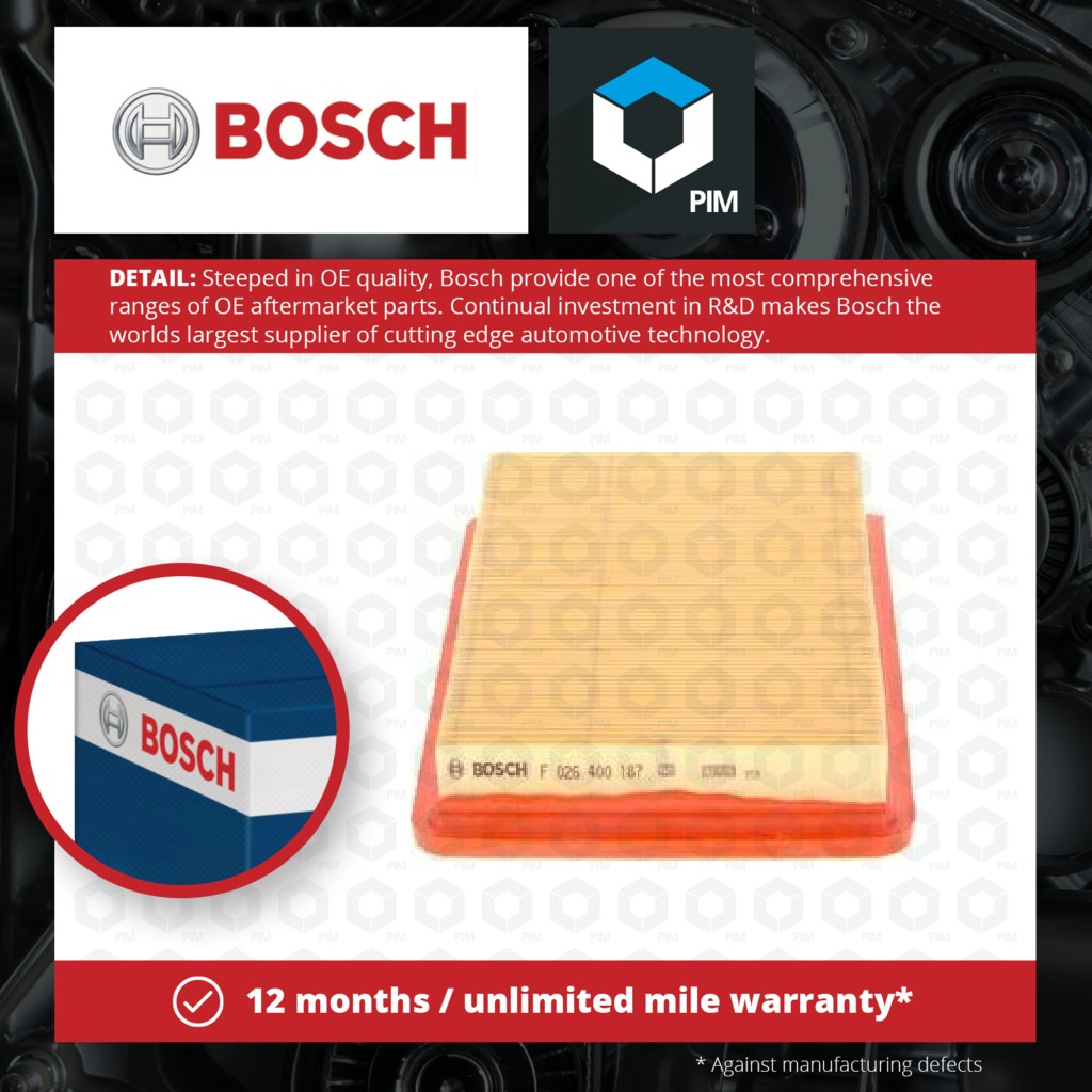 Bosch Air Filter F026400187 [PM636592]