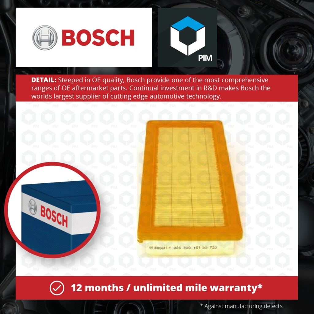 Bosch Air Filter F026400151 [PM636571]