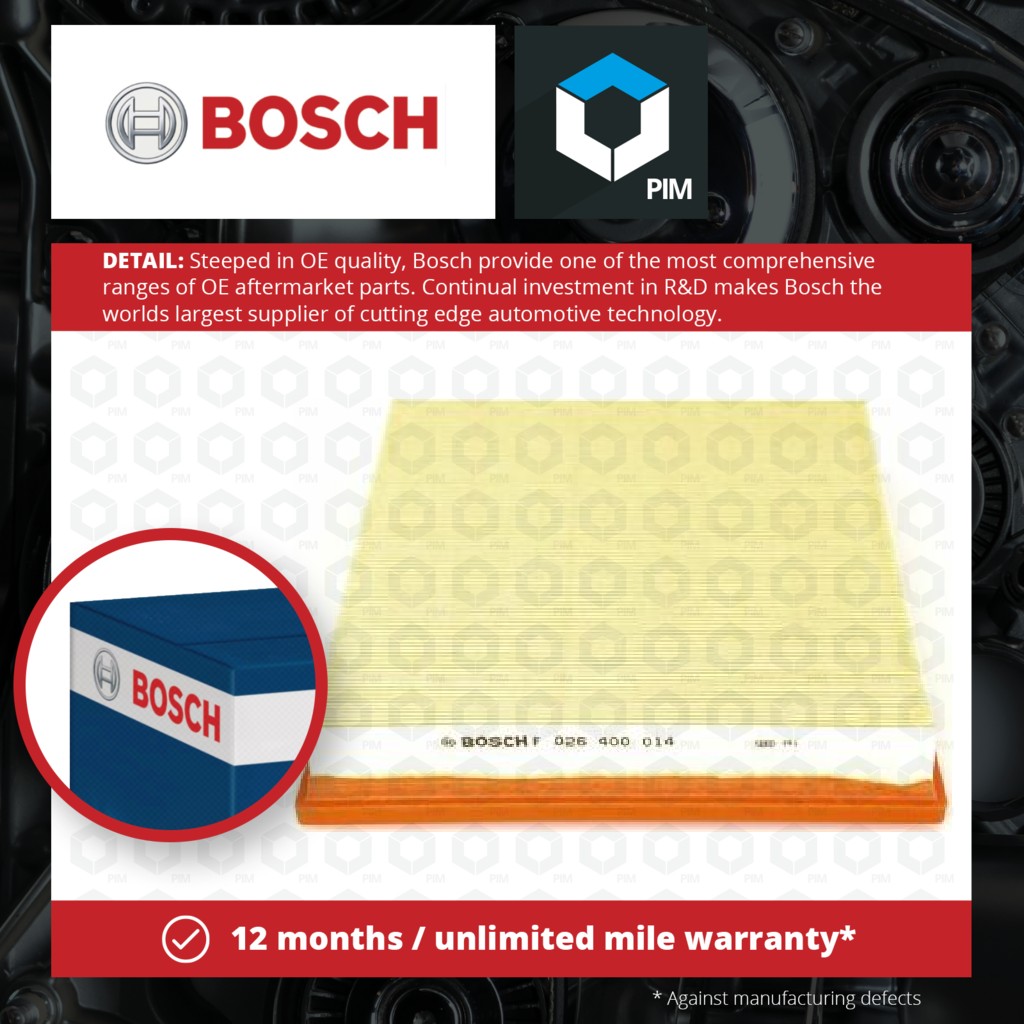 Bosch Air Filter F026400014 [PM636490]