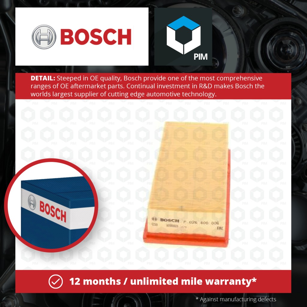 Bosch Air Filter F026400006 [PM636487]