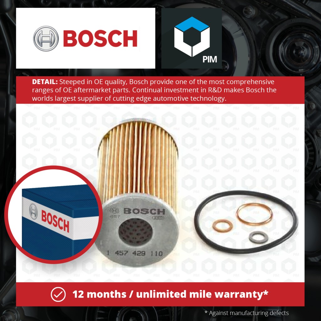 Bosch Oil Filter 1457429113 [PM632315]