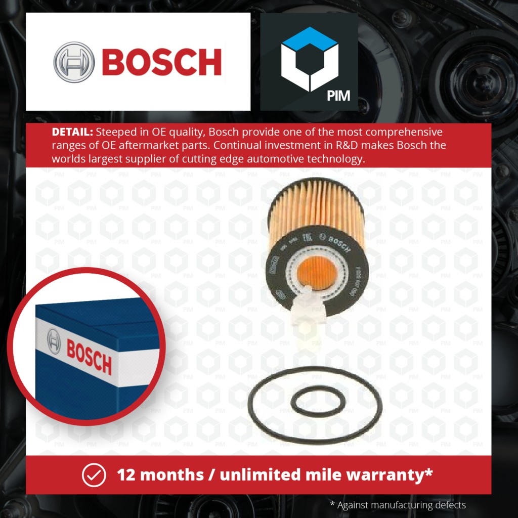 Bosch Oil Filter F026407090 [PM632304]