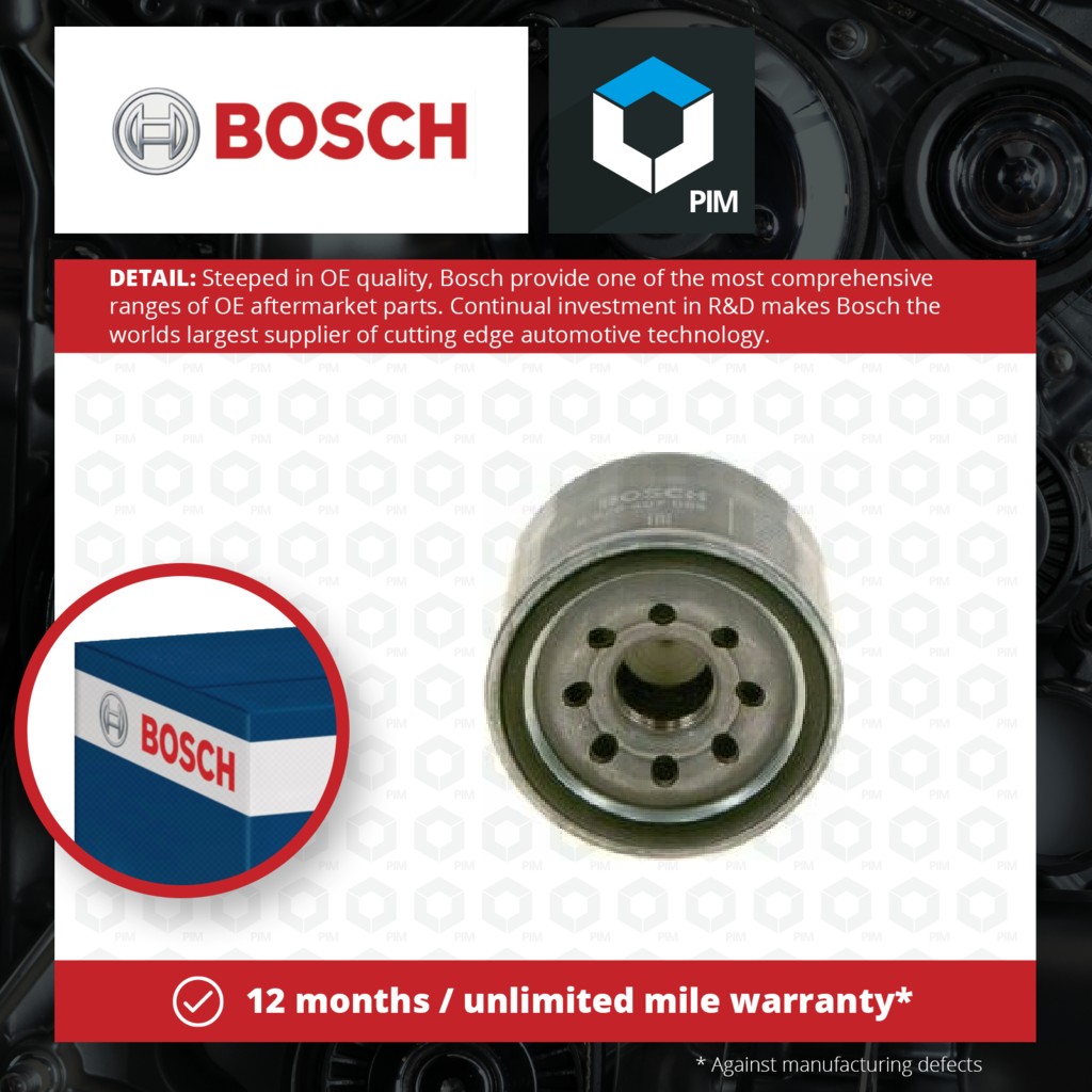Bosch Oil Filter F026407089 [PM632303]