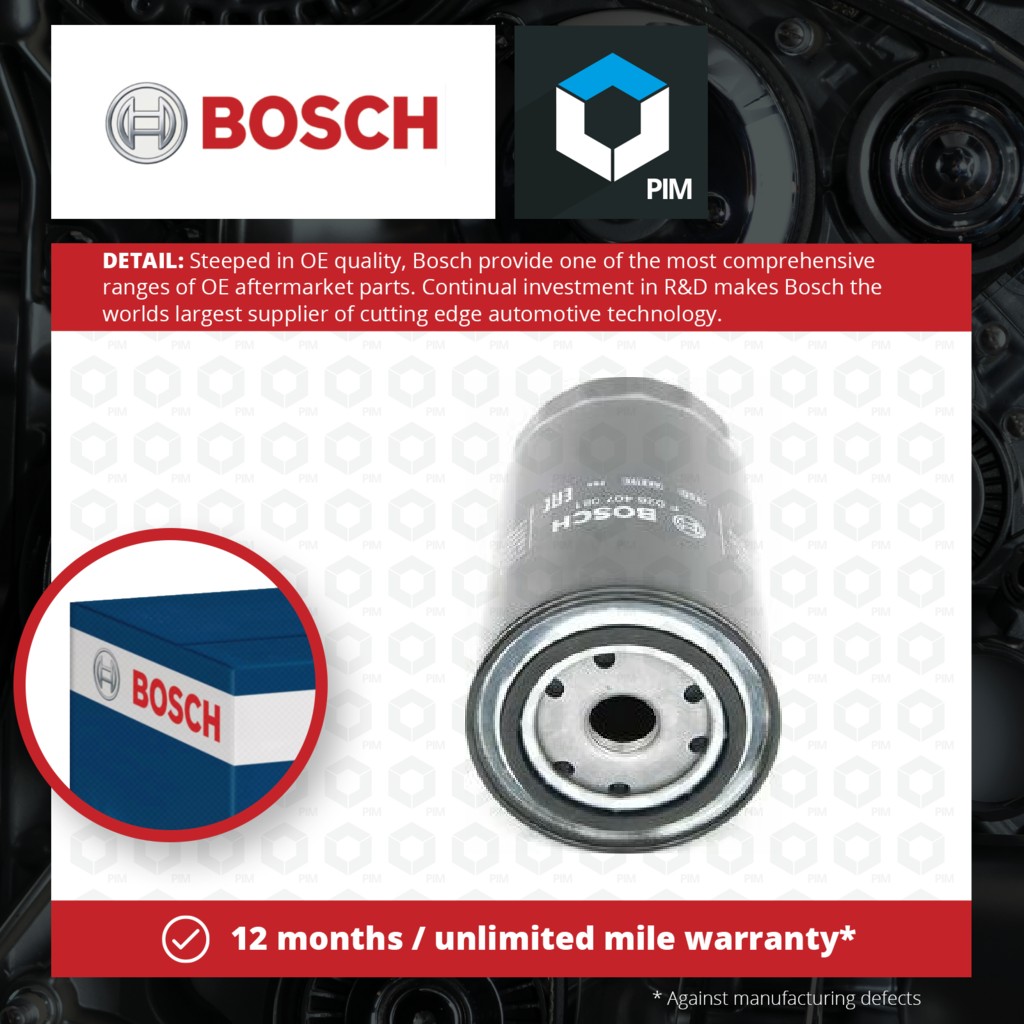 Bosch Oil Filter F026407081 [PM632301]