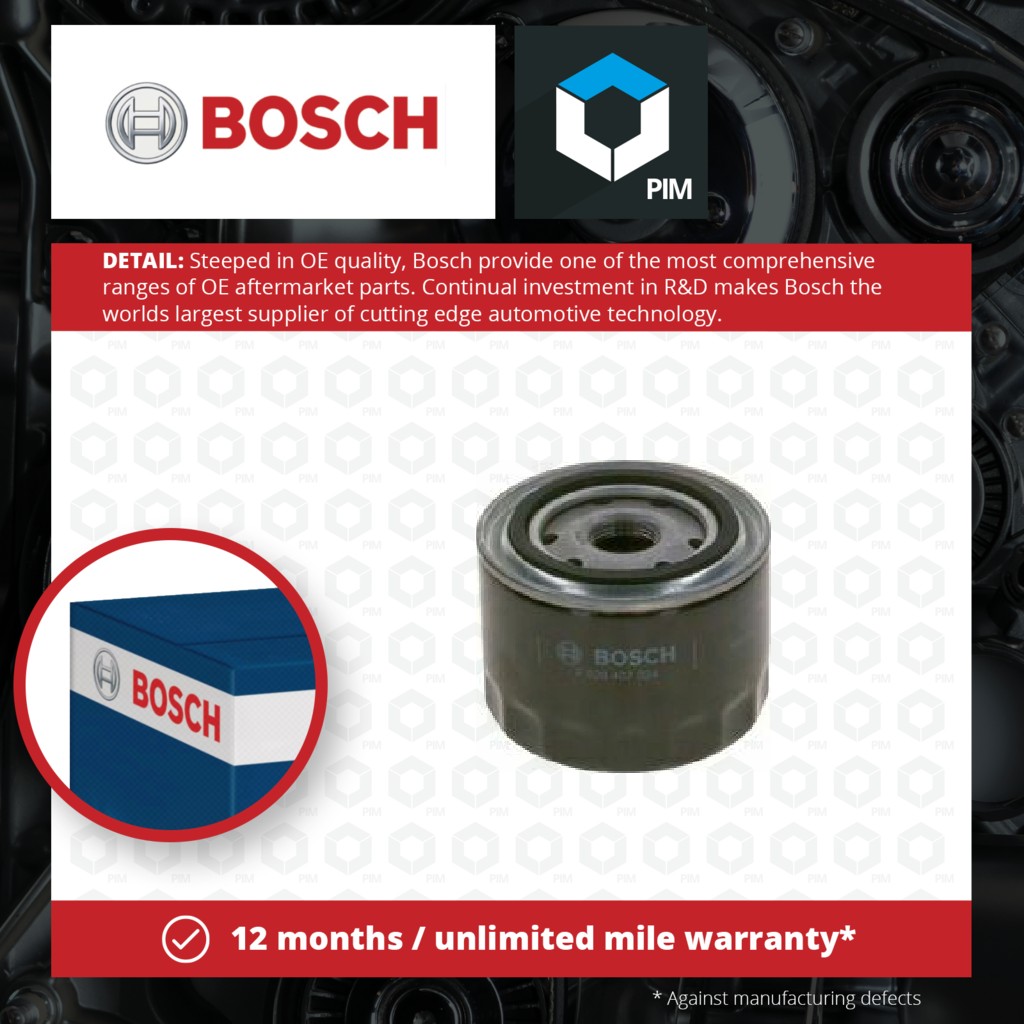 Bosch Oil Filter F026407024 [PM632285]