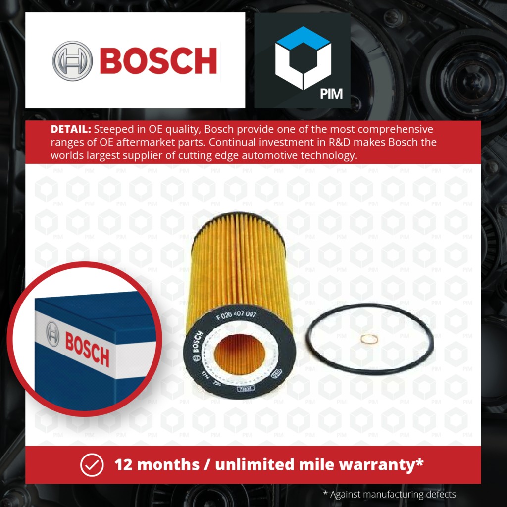 Bosch Oil Filter F026407007 [PM632280]