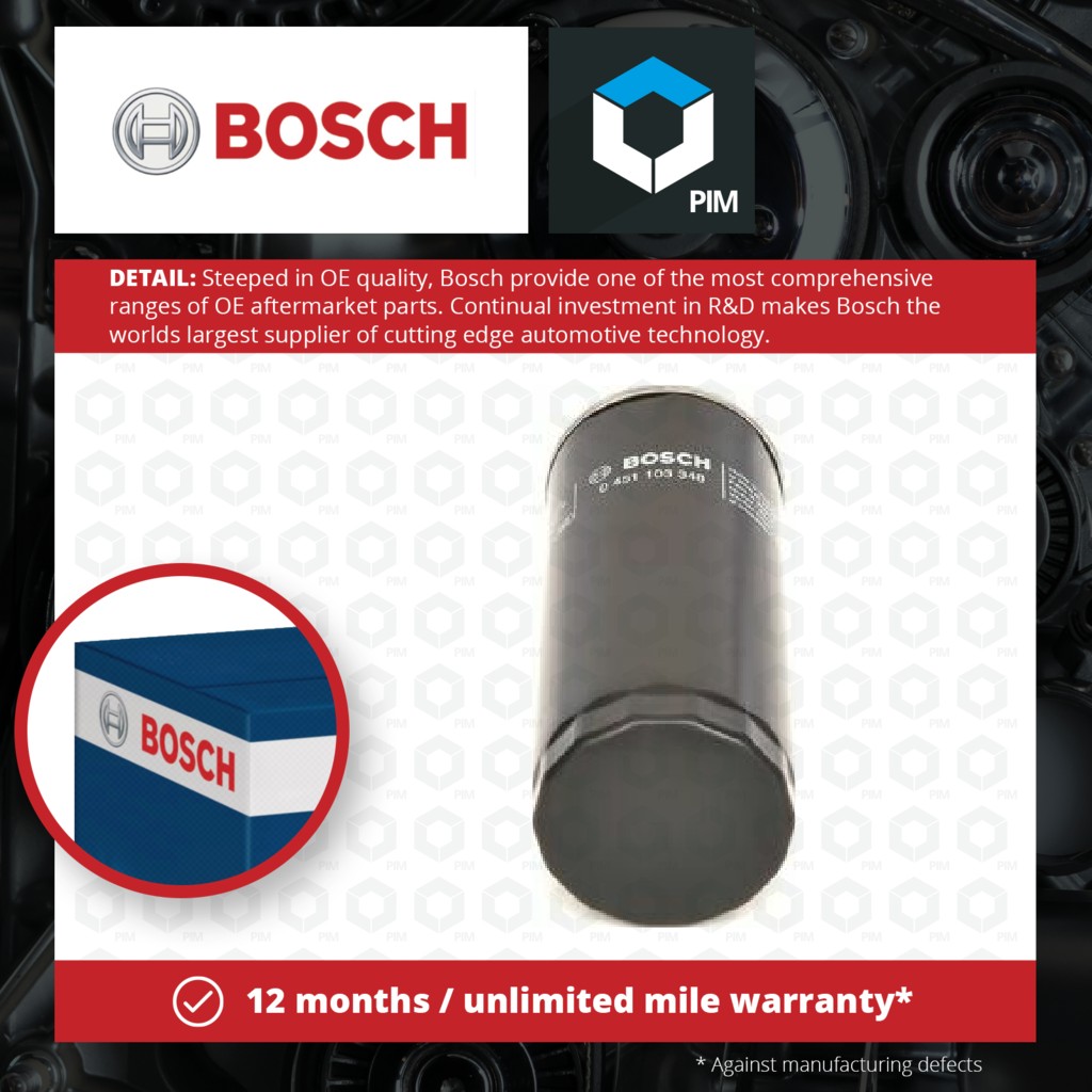 Bosch Oil Filter 0451103348 [PM632253]