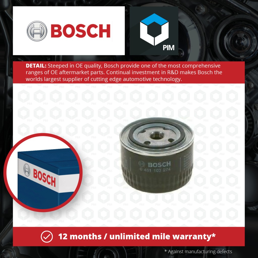 Bosch Oil Filter 0451103274 [PM632243]