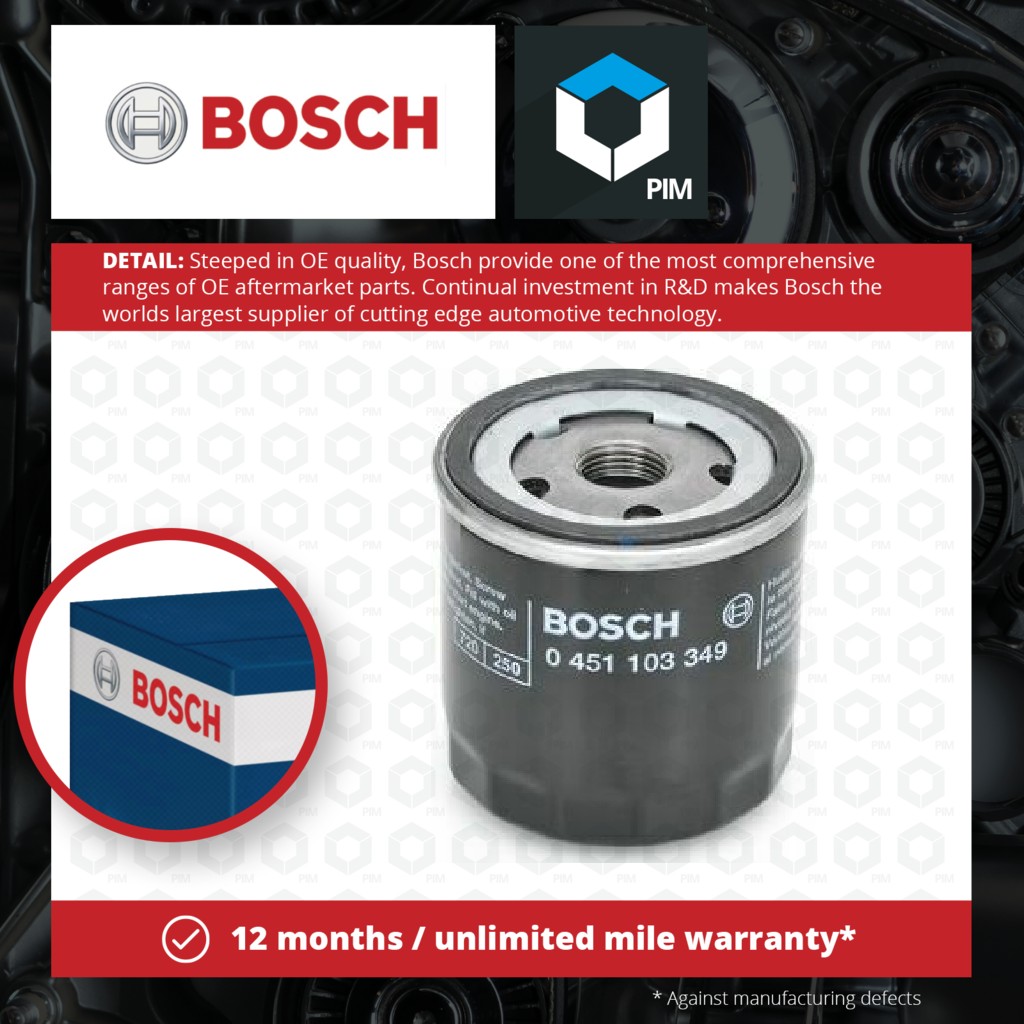 Bosch Oil Filter 0451103349 [PM631756]