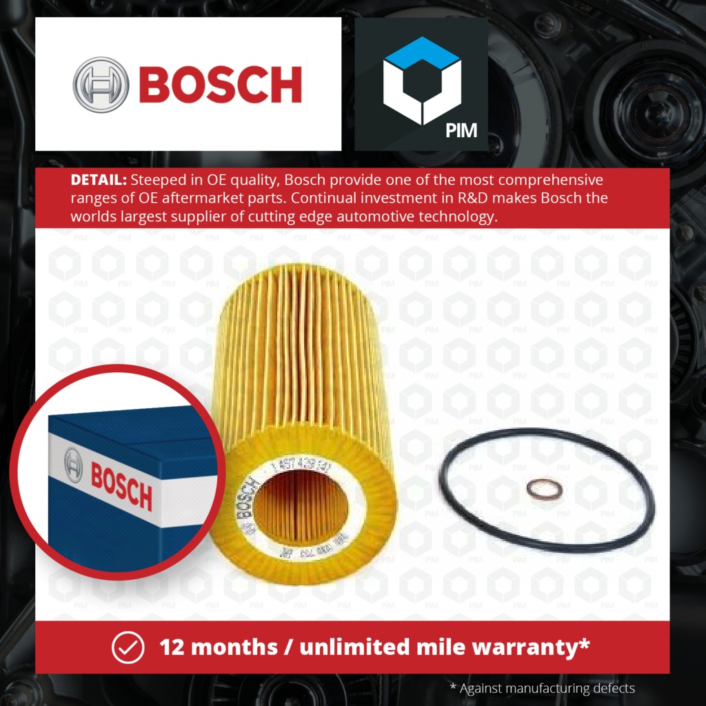 Bosch Oil Filter 1457429141 [PM631753]