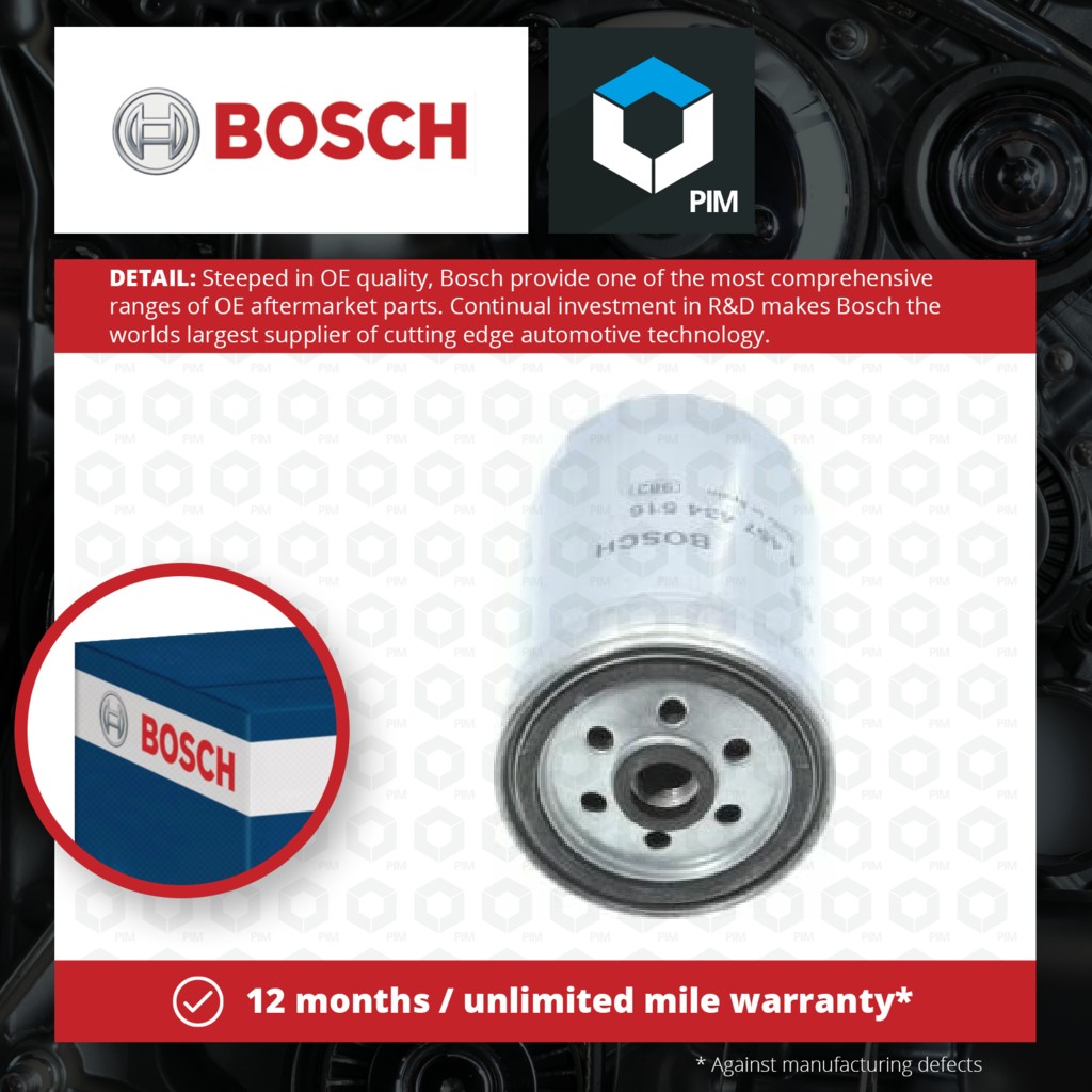 Bosch Fuel Filter 1457434516 [PM631615]