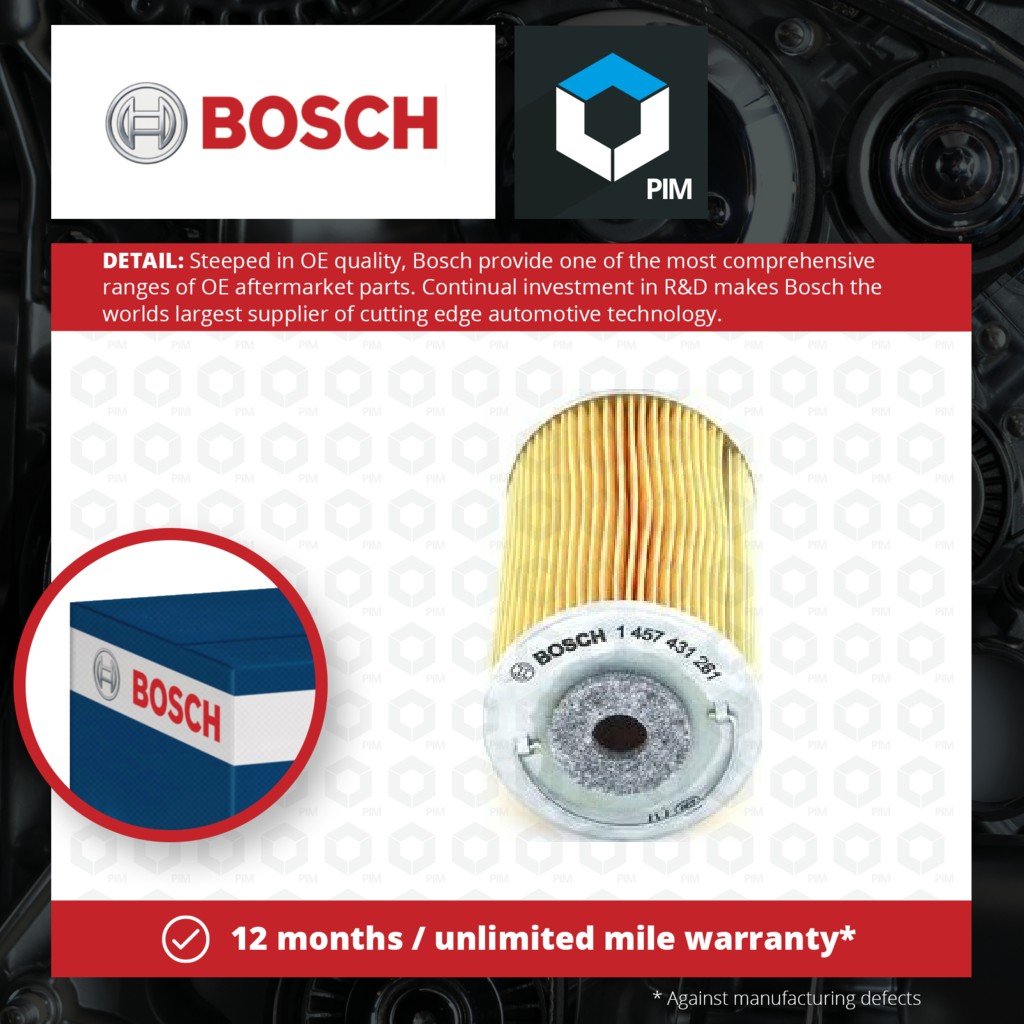 Bosch Fuel Filter 1457431261 [PM631574]