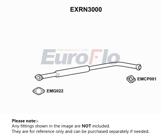 EuroFlo Exhaust Centre Box EXRN3000 [PM1699950]