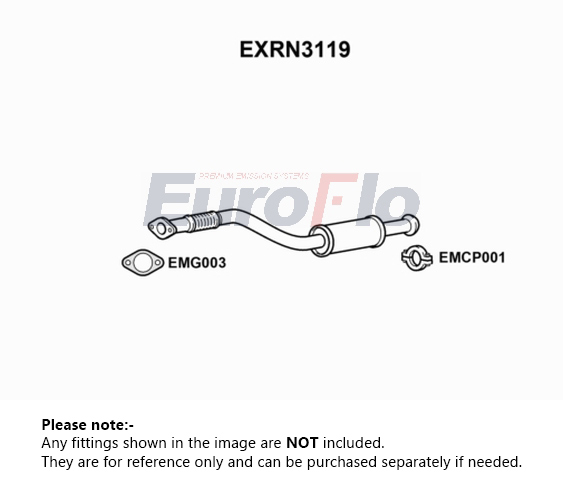 EuroFlo Exhaust Centre Box EXRN3119 [PM1700069]