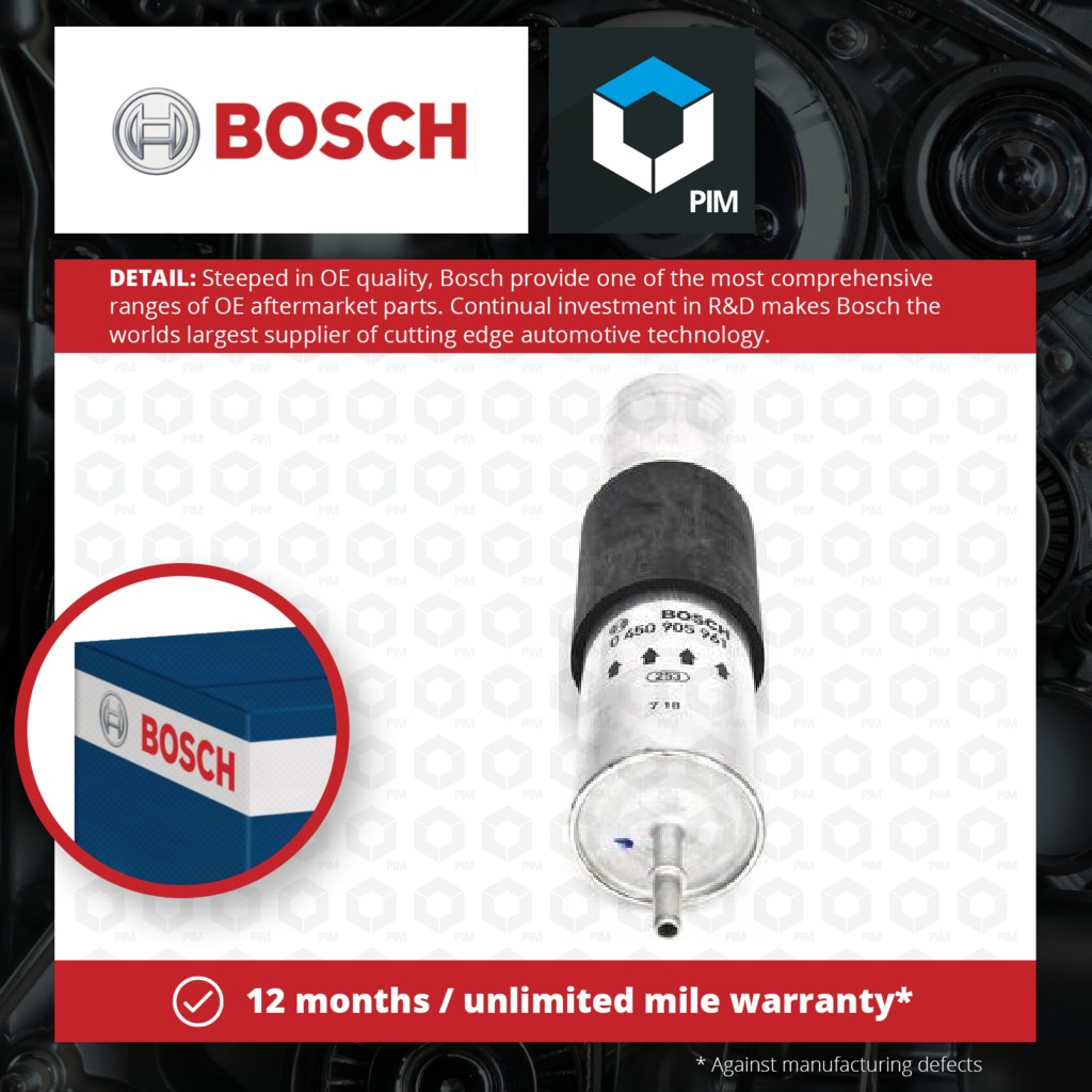Bosch Fuel Filter 0450905961 [PM616576]