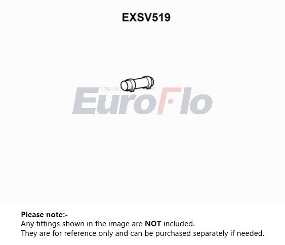 EuroFlo Exhaust Pipe EXSV519 [PM1700982]