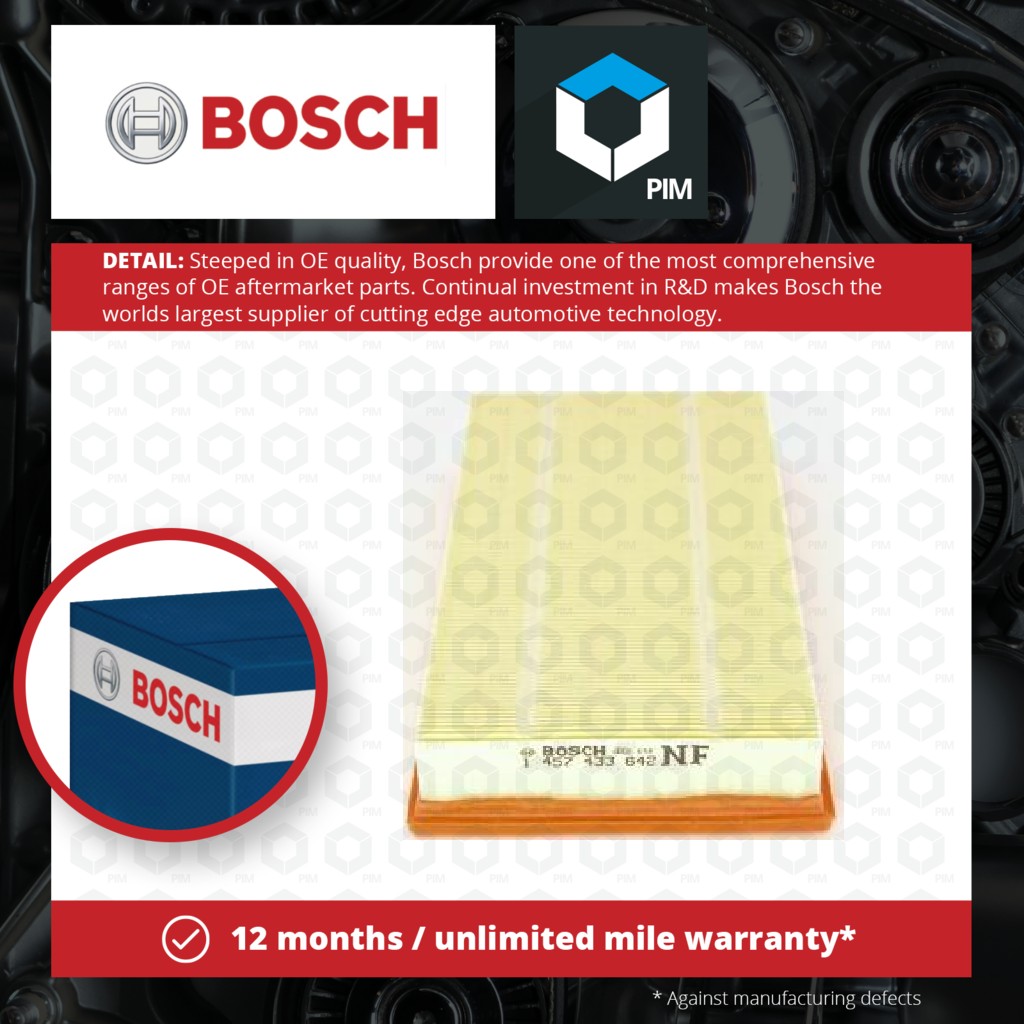 Bosch Air Filter 1457433642 [PM604354]