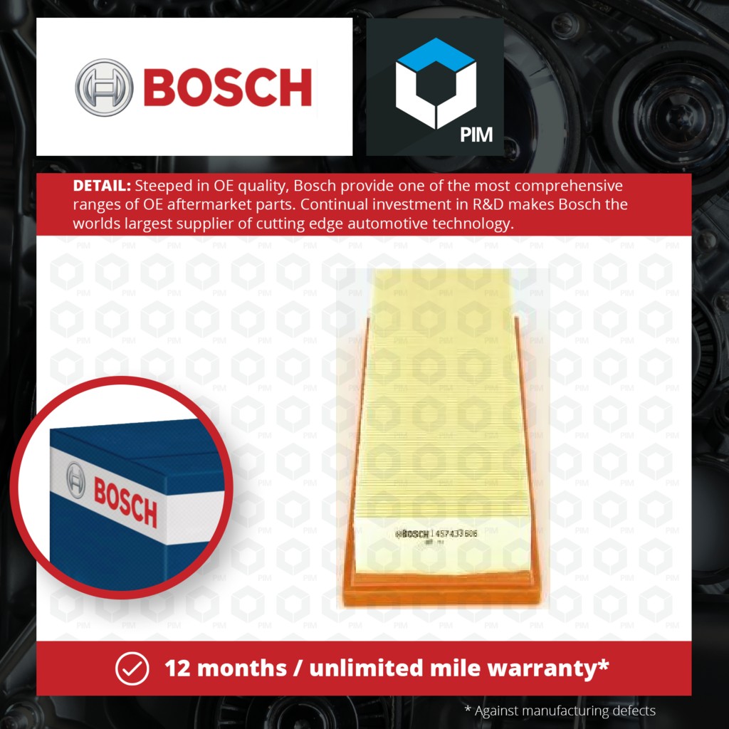 Bosch Air Filter 1457433606 [PM604352]
