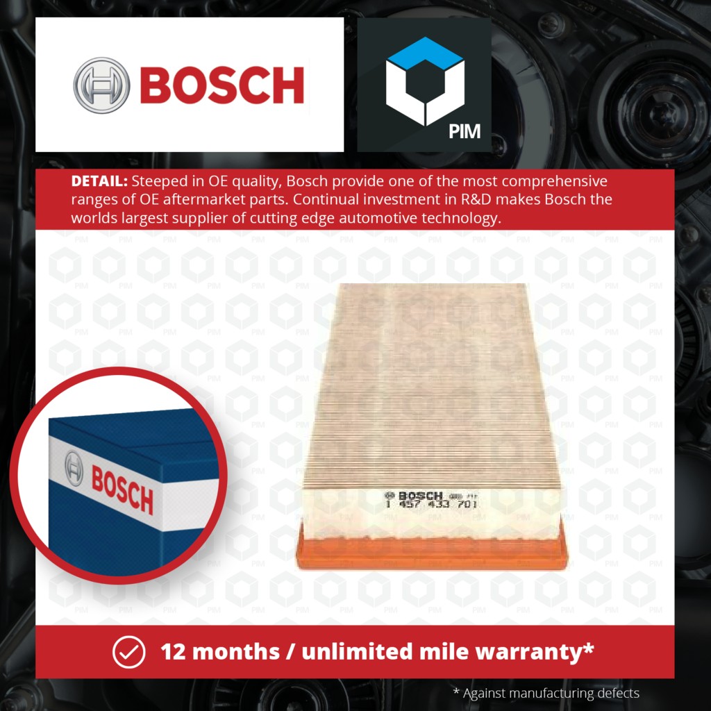 Bosch Air Filter 1457433701 [PM604344]
