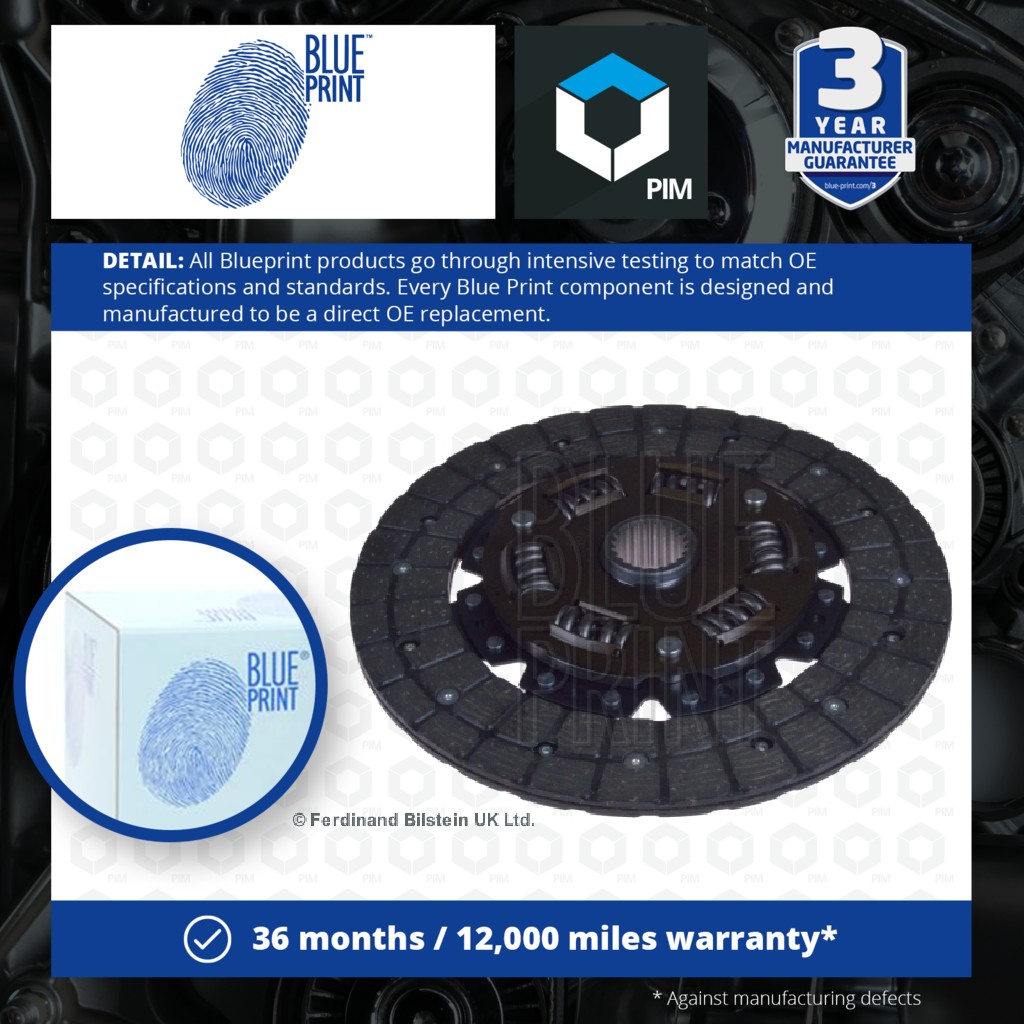 Blue Print Clutch Centre Plate ADT33107 [PM604207]