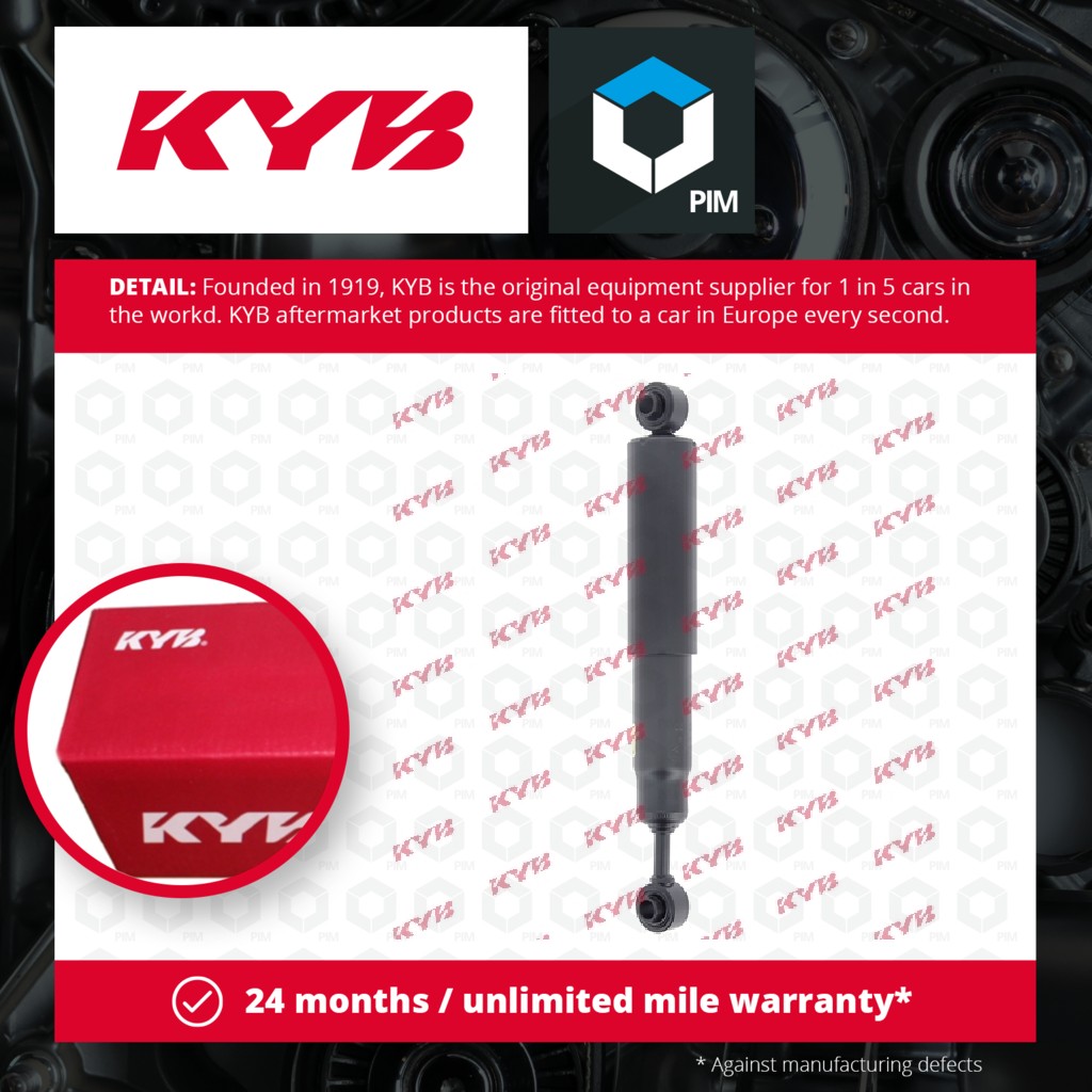KYB 2x Shock Absorbers (Pair) Front 441025 [PM581657]