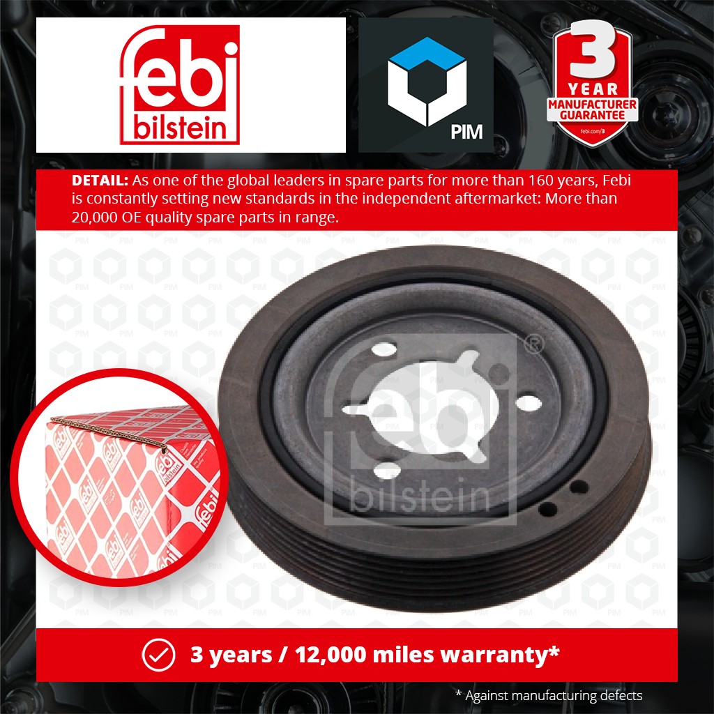 Febi Crankshaft Pulley 36311 [PM576771]