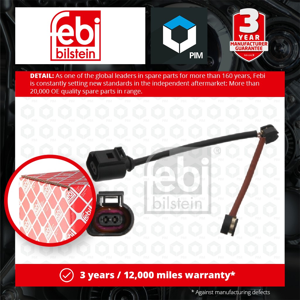 Febi Brake Pad Wear Indicator Sensor Rear 34496 [PM575216]