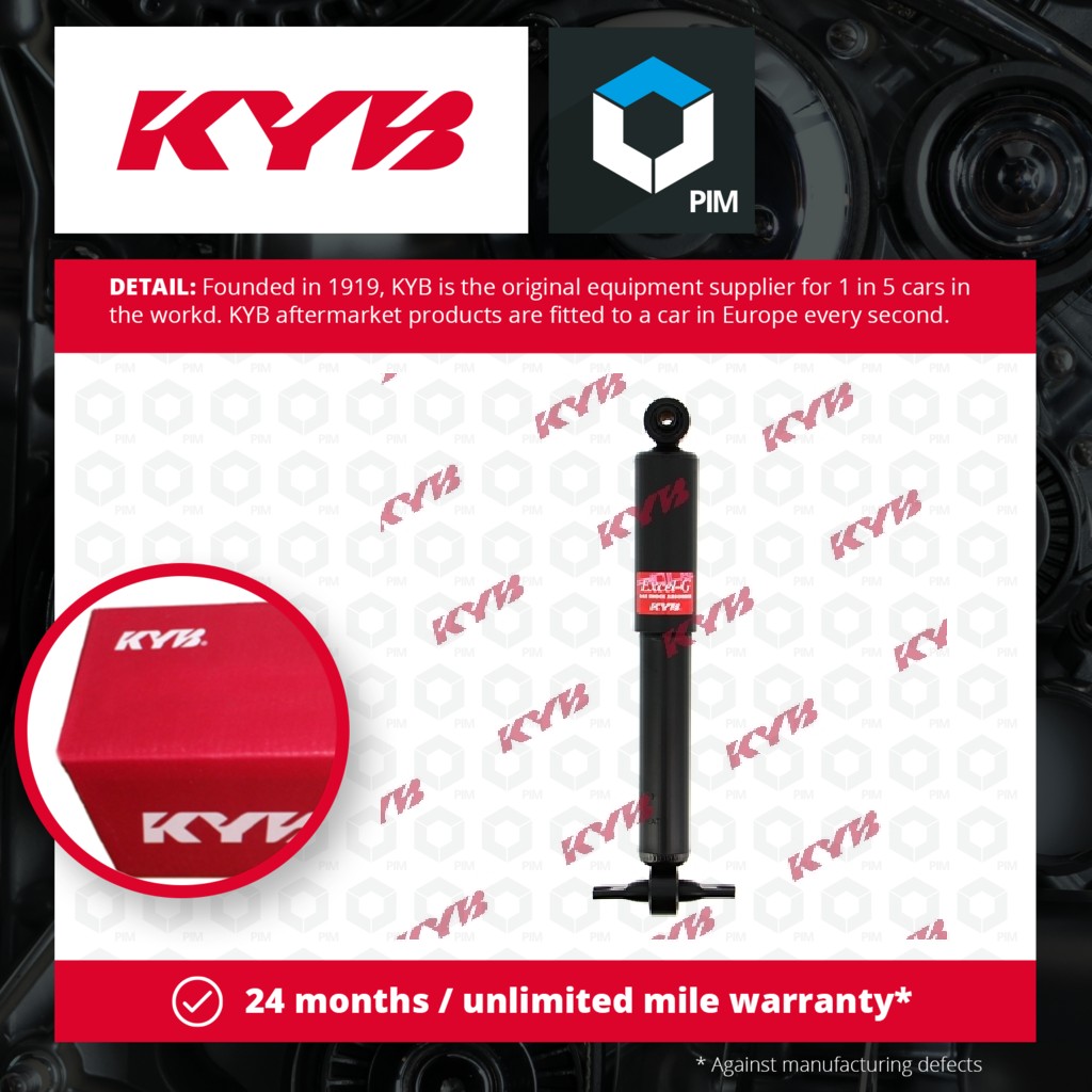KYB 2x Shock Absorbers (Pair) Front 343003 [PM574693]
