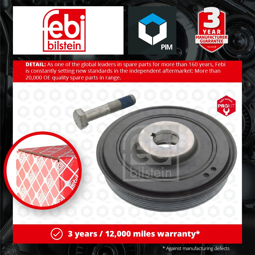 Febi Crankshaft Pulley 33783 [PM573992]