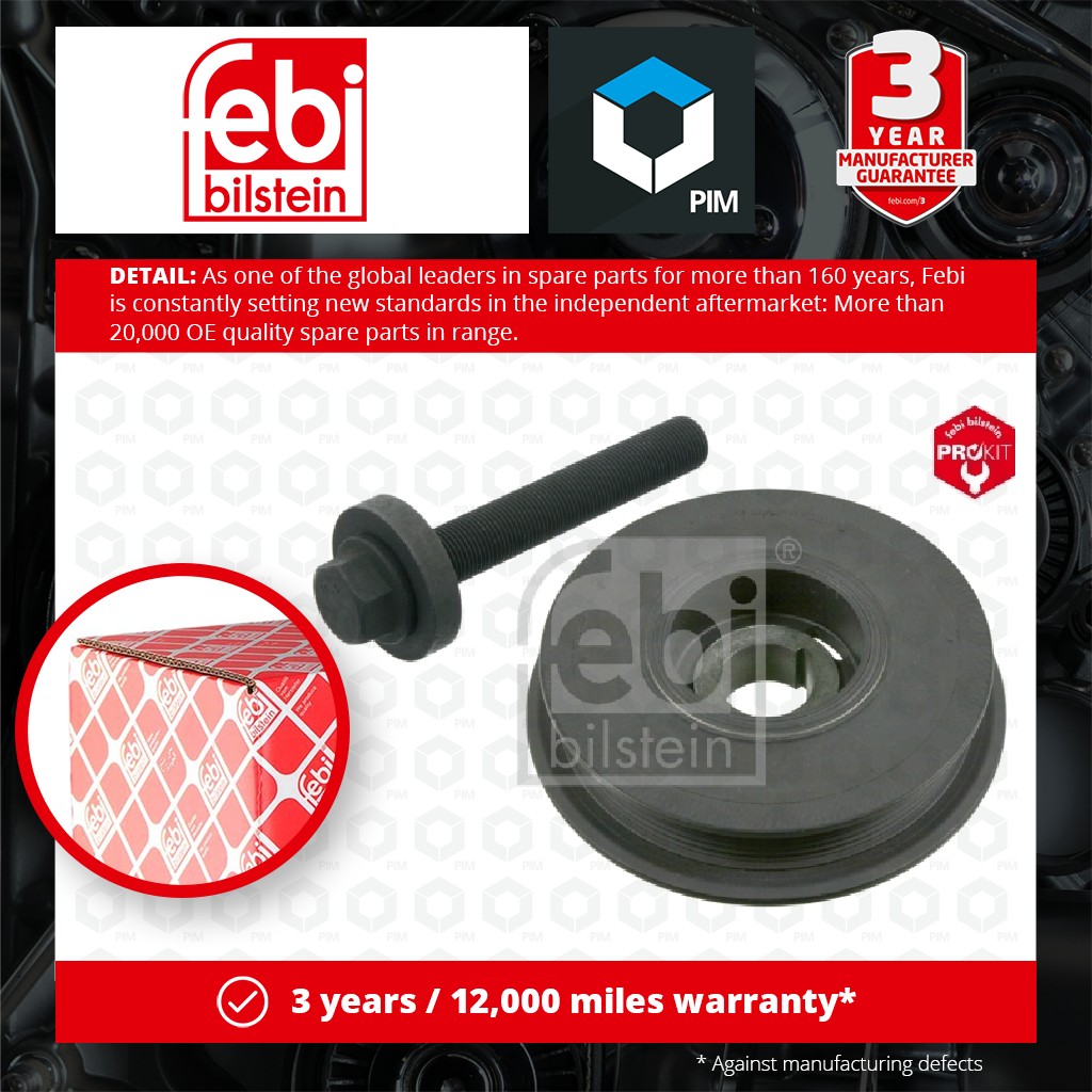 Febi Crankshaft Pulley 33620 [PM573886]