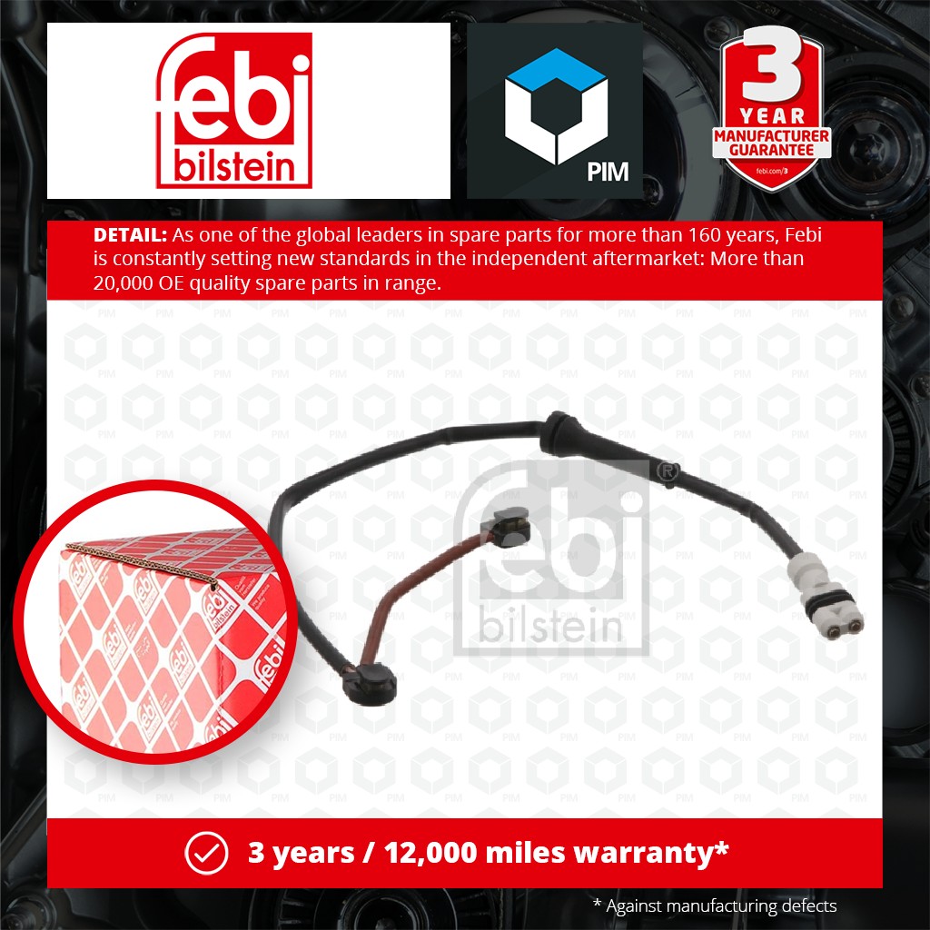 Febi Brake Pad Wear Indicator Sensor Rear 33400 [PM573343]