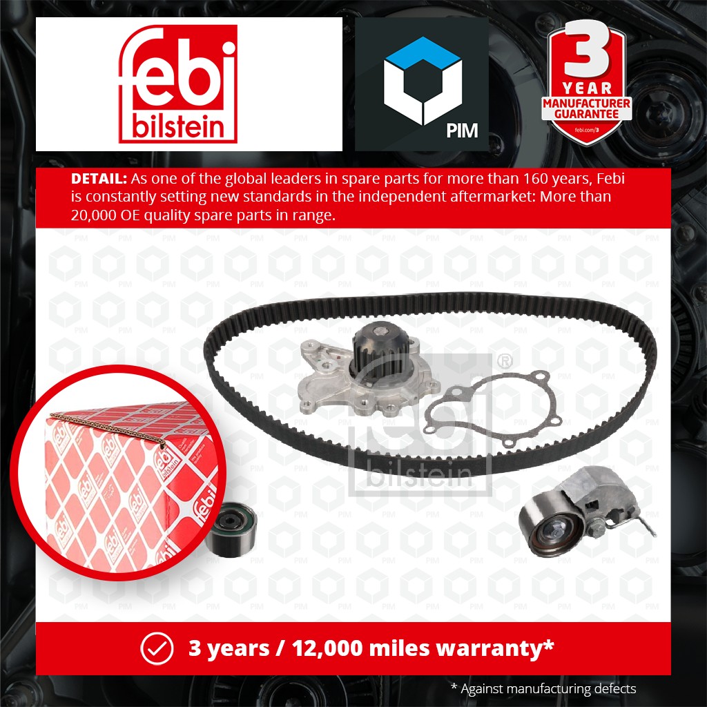 Febi Timing Belt & Water Pump Kit 32826 [PM572658]