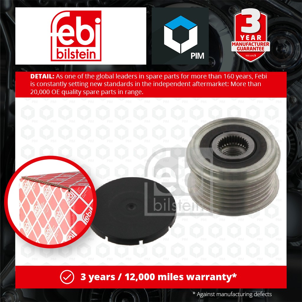 Febi Overrunning Alternator Pulley 30029 [PM569934]