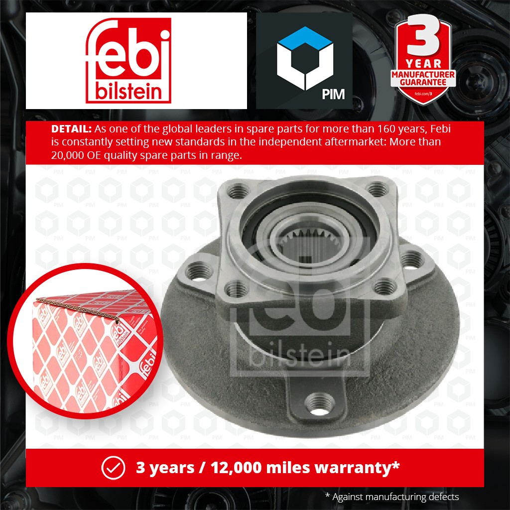 Febi Wheel Bearing Kit Rear 28314 [PM567681]