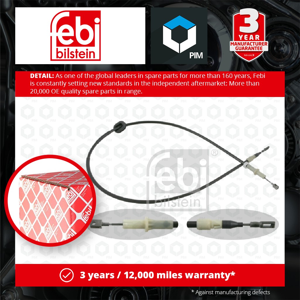 Febi Handbrake Cable Rear Right 26467 [PM566315]