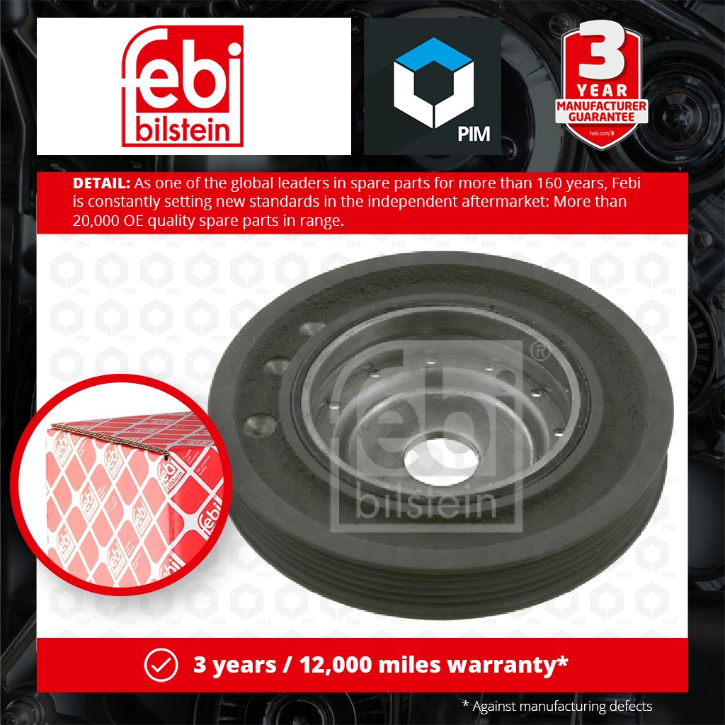 Febi Crankshaft Pulley 24935 [PM565569]