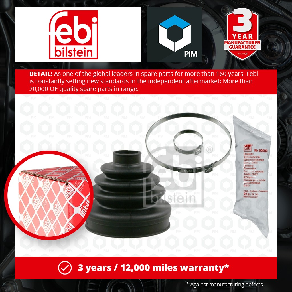 Febi CV Joint Boot Front Outer 22089 [PM564142]