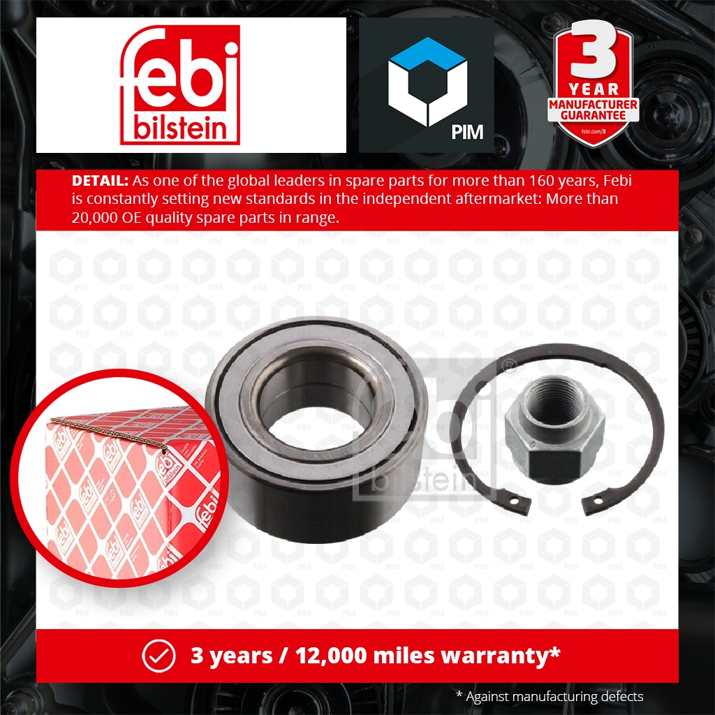 Febi Wheel Bearing Kit Front Left or Right 18191 [PM557824]