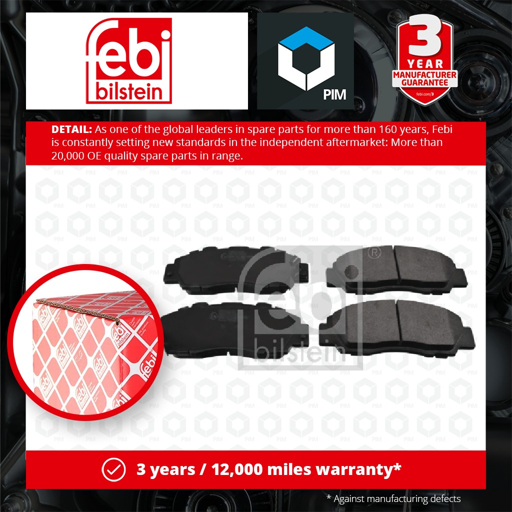 Febi Brake Pads Set Front 16551 [PM556969]