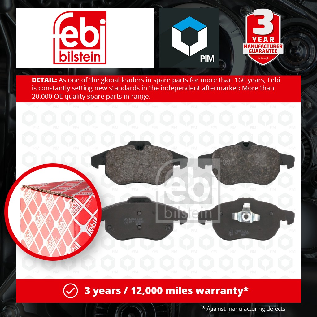 Febi Brake Pads Set Front 16492 [PM556923]