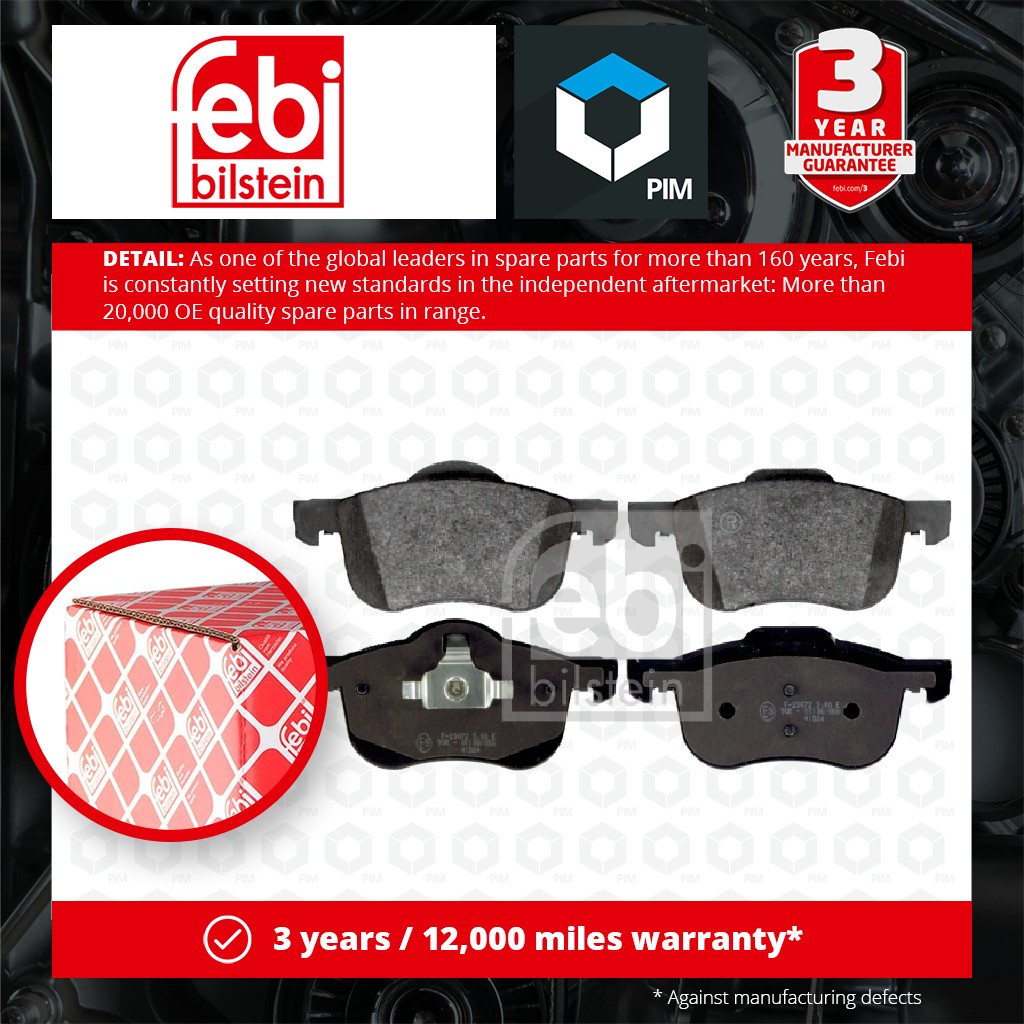 Febi Brake Pads Set Front 16359 [PM556809]