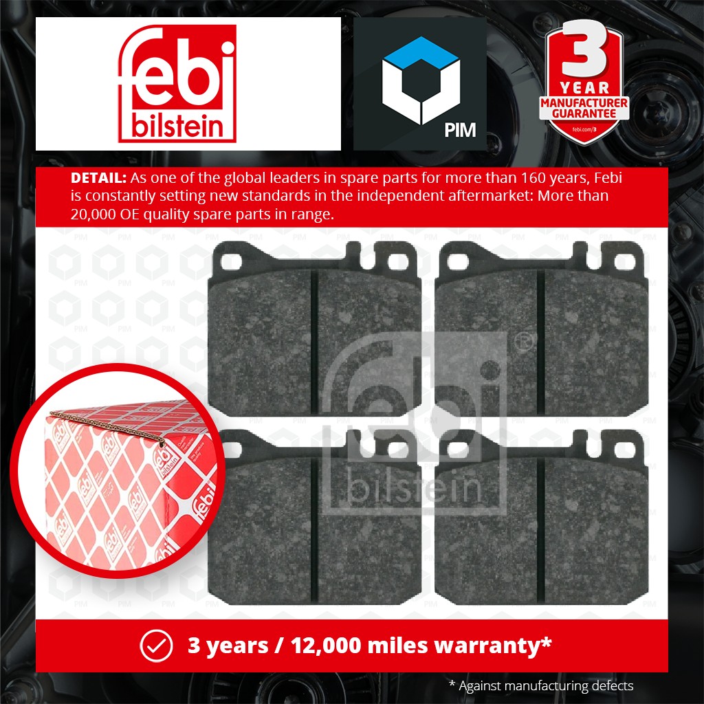 Febi Brake Pads Set Front 16057 [PM556618]