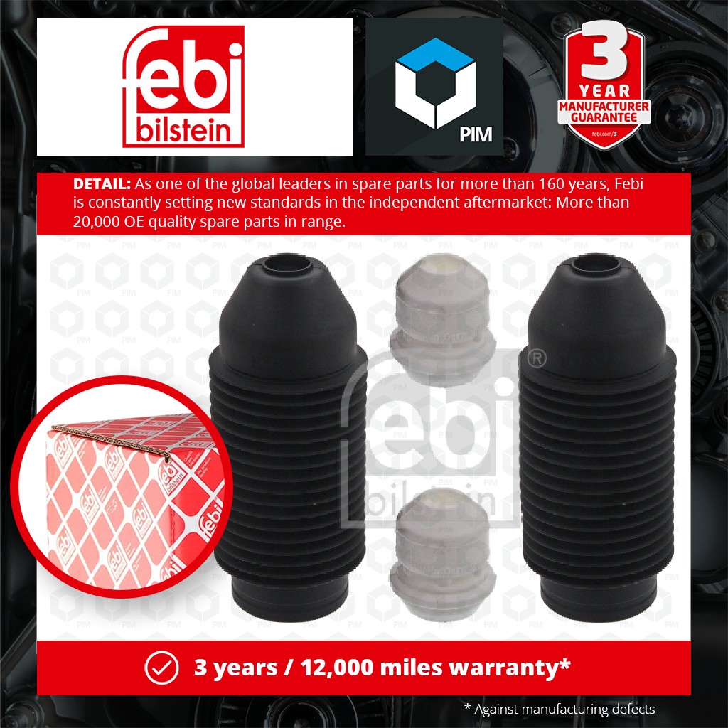 Febi Shock Absorber Dust Cover Kit Front 13076 [PM555474]
